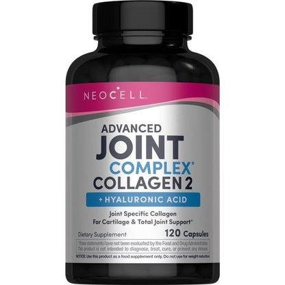 NeoCell Joint Complex Supplement | 120 Capsules | Plus Hyaluronic Acid | Collagen Type II | Advanced Formula - PrimeBioHealth - canada supplements