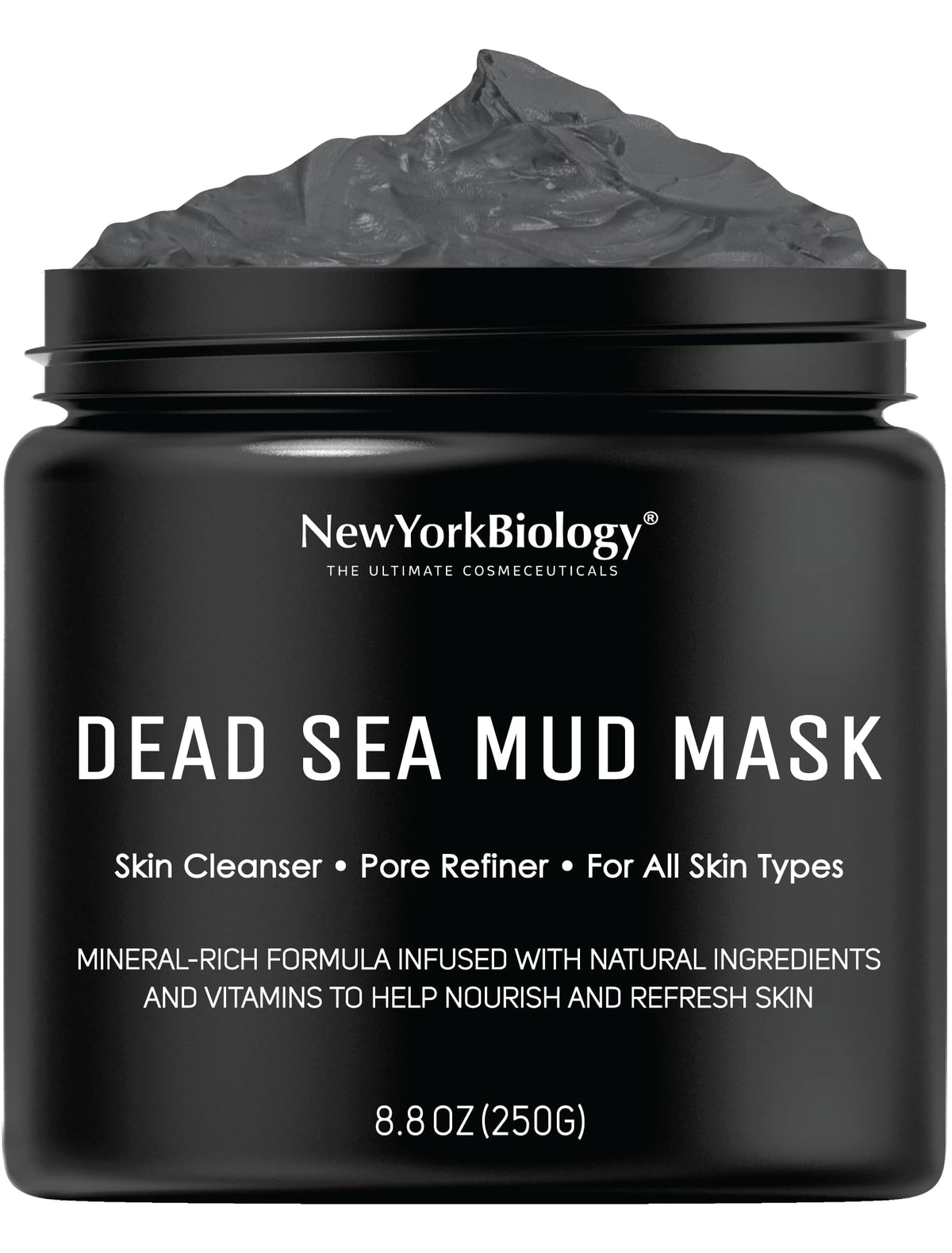 New York Biology Dead Sea Mud Mask for Face and Body | Spa Quality Pore Refiner for Oily Skin | Natural Skincare for Women & Men - PrimeBioHealth - canada supplements
