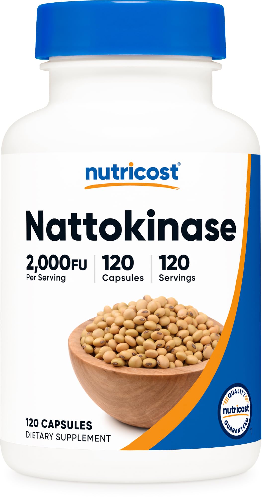 Nutricost Nattokinase 2,000FU, 120 Capsules - Gluten Free, Non-GMO, Vegetarian Friendly - PrimeBioHealth - canada supplements