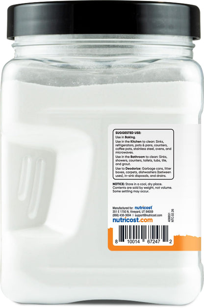 Nutricost Pantry Baking Soda (2 LBS) - For Baking, Cleaning & Deodorizing - PrimeBioHealth - canada supplements
