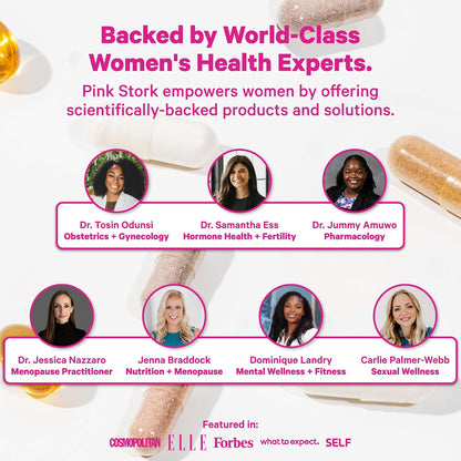 Pink Stork No Flow: Dry Up Breast Milk Supply with Sage, Parsley, and B Vitamins, Postpartum Essentials for Women to Stop Breastfeeding and Decrease Milk Production, 60 Capsules - PrimeBioHealth - canada supplements