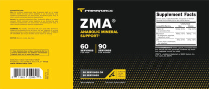 Primaforce ZMA Dietary Supplement, 180 Capsules - PrimeBioHealth - canada supplements