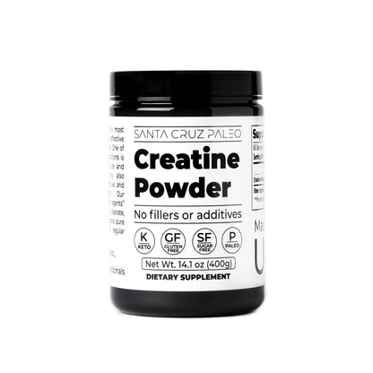 Santa Cruz Paleo, Creatine Monohydrate Powder Micronized, Unflavored Pre Workout and Muscle Support Supplement, Gluten Free Keto, Mix with Water or Shakes - PrimeBioHealth - canada supplements