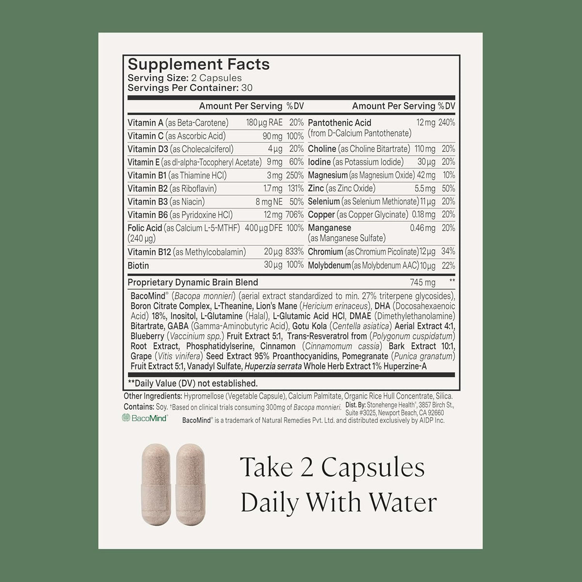 Stonehenge Health Dynamic Joint + Dynamic Brain Bundle Supplement Supports Comfort, Mobility, Flexibility + Memory Acquisition and Retention - PrimeBioHealth - canada supplements