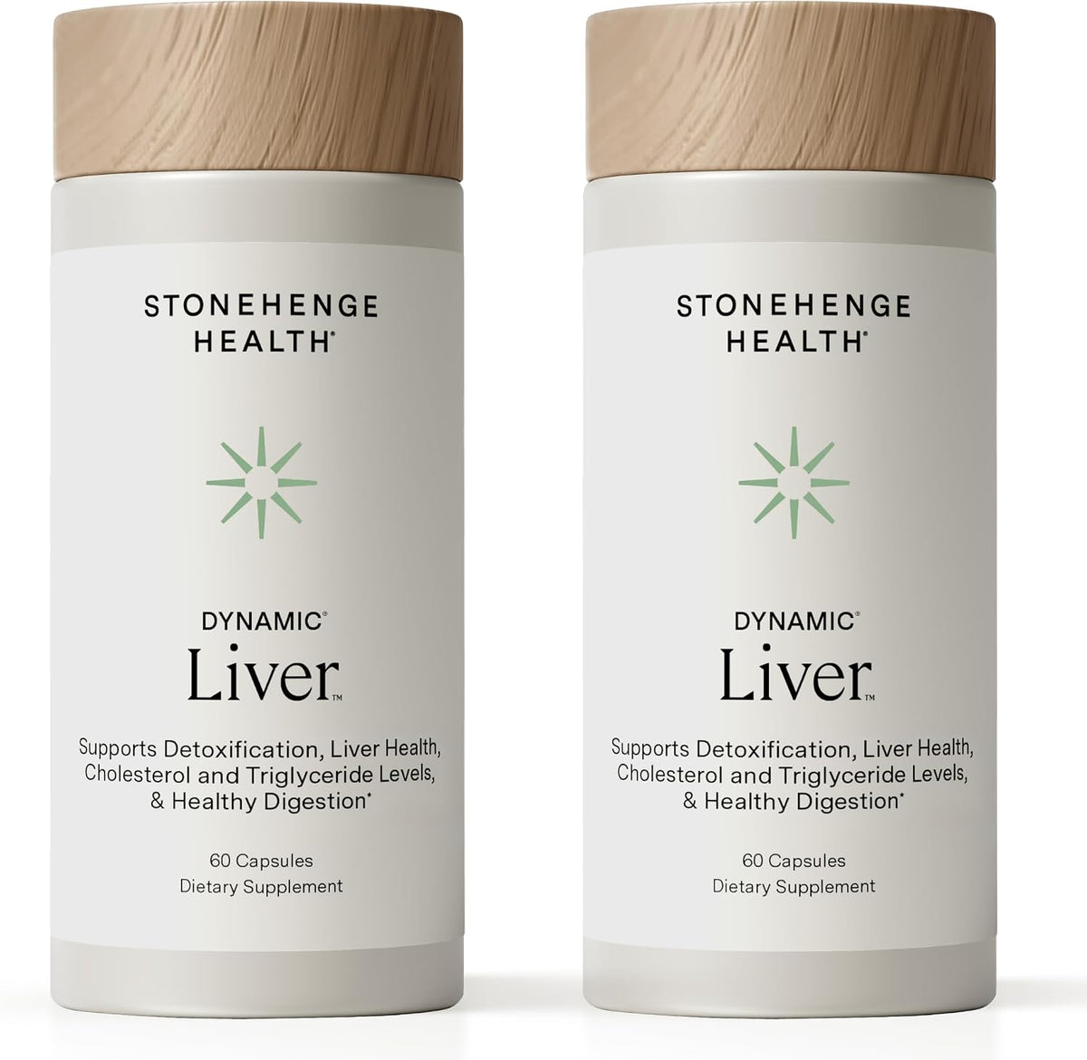 Stonehenge Health Dynamic Liver – Siliphos Milk Thistle Formula – Liver Support & Antioxidant Support, Gut-Liver Axis, Selenium, Zinc, Vitamin E, Ginger, Beetroot Extract Non-GMO, 60 Veg Caps (2 Pack) - PrimeBioHealth - canada supplements