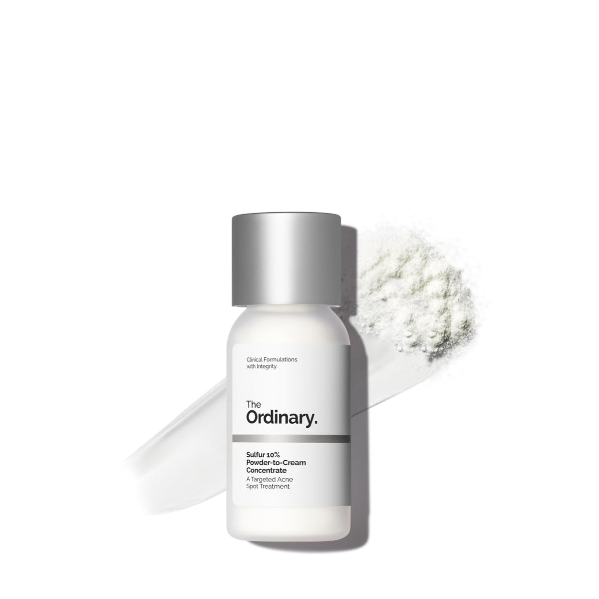 The Ordinary Sulfur 10% Powder-to-Cream Acne Spot Treatment Concentrate, Reduces Pimple Size and Zit Redness, 0.18 Oz - PrimeBioHealth - canada supplements