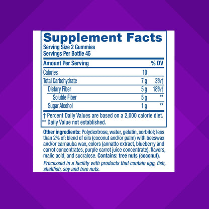 Vitafusion Fiber Well Gummy Vitamins, 90 Count (Packaging May Vary) - PrimeBioHealth - canada supplements