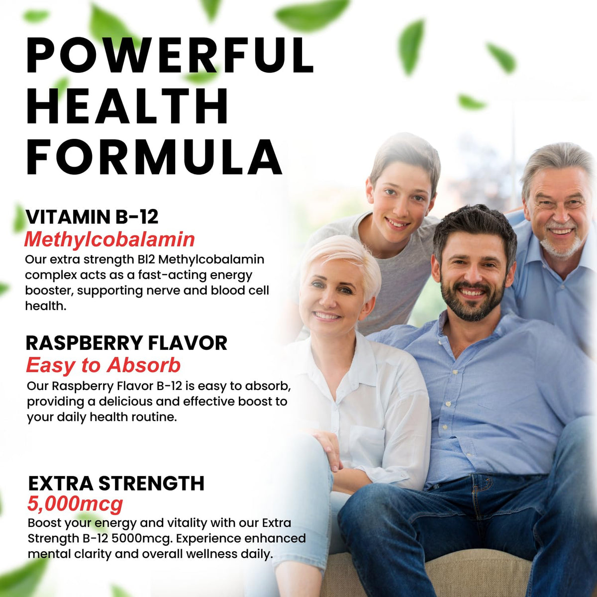 VITBOOST Vegan Liquid B-12 Drops – 60 x 5000 mcg Extra Strength Raspberry Flavored Vitamin B12 Liquid Methylcobalamin sublingual Supplement | Designed to Maximize Absorption - PrimeBioHealth - canada supplements