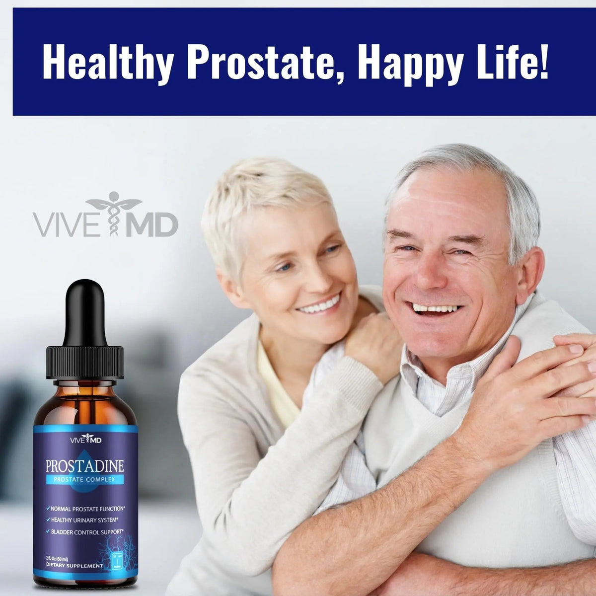 VIVE MD Prostadine Drops for Prostate Health, Bladder Urinating Issues - Prostadine Official Drop Formula - Extra Strength with Pomegranate, Prostadine Reviews (Package of 5) - PrimeBioHealth - canada supplements