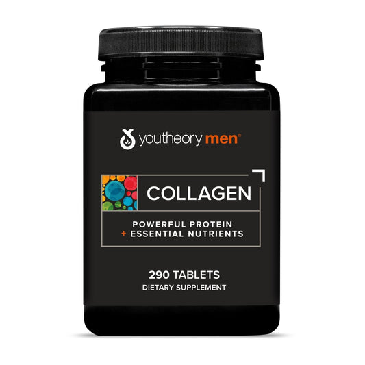 Youtheory Men’s Collagen - 5,000 mg Hydrolyzed Collagen Peptides - with Amino Acids, Vitamin C, & Natural Ingredients - Supports Joint, Muscle, Hair & Nail Health - PrimeBioHealth - canada supplements
